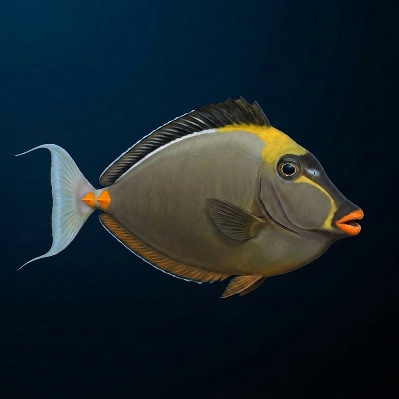 Umaumalei — Orangespine Unicornfish (Naso lituratus) in Hawaii